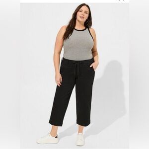 Torrid Weekend Twill Cropped Pants